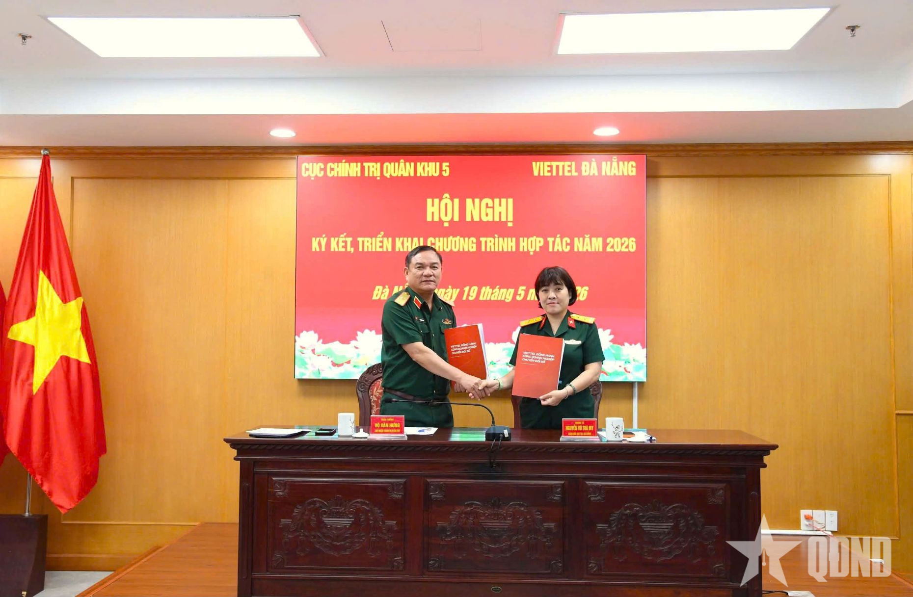 Quân khu 5 và Viettel Đà Nẵng ký kết, triển khai chương trình hợp tác năm 2026